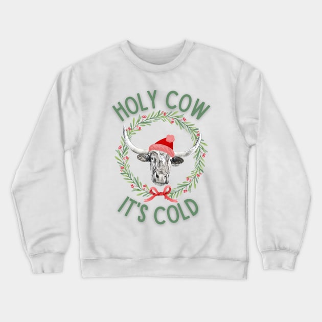 Holy Cow, It's Cold Crewneck Sweatshirt by The Farm.ily